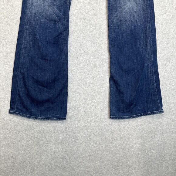 7 for All Mankind‎ Jeans Women’s 27 Light Wash Flare Denim Bell Bottom Western - Picture 2 of 16